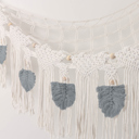 Large Gray Stuffed Animal Hammock Storage-  Macrame Plush Net- Kids Room Storage- Boho Nursery Decor- Playroom Wall Hanging Hammock