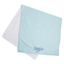 Light Blue Personalized Gingham Towel, Kids Embroidered Towel, Toddler Seersucker Bath Towel, Kids Beach Towel, Children's Monogram Beach Towel