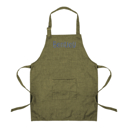 military green  Personalized Kids Apron with Embroidered Name- Chef Costume for Kids- 100%  Linen Kids Aprons Art Painting  Cooking Birthday Party