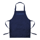 navy Personalized Kids Apron with Embroidered Name- Chef Costume for Kids- 100%  Linen Kids Aprons Art Painting  Cooking Birthday Party