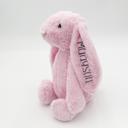  Personalized Super Soft Plush Bunny - 16 Inches Stuffed Animal Toy for Kids - Custom Gift with Embroidered Name on Ear for Easter