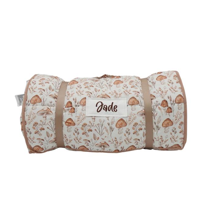 Personalized Toddler Nap Mat with Pillow and Blanket Kids Sleeping Bag for Boys and Girls Napmat with Custom Name Preschool Daycare