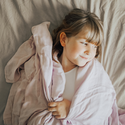 Cloud-Soft Bamboo Muslin Blanket - Kids Extra Long