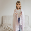 Violet Cloud-Soft Bamboo Muslin Blanket - Kids Extra Long