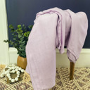 Violet Cloud-Soft Bamboo Muslin Blanket - Kids Extra Long