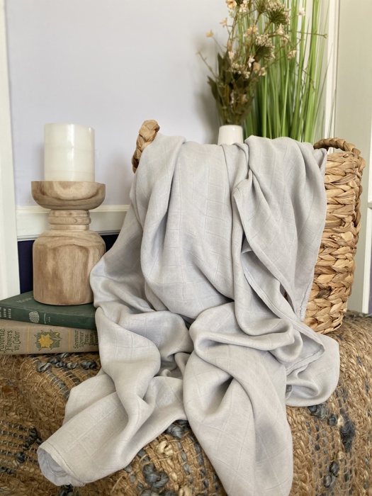 Cloud-Soft Bamboo Muslin Blanket - Kids Extra Long