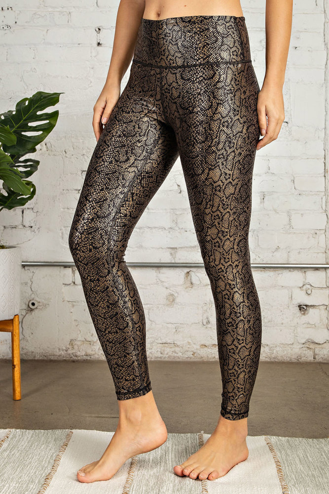 Anaconda Foil Leggings