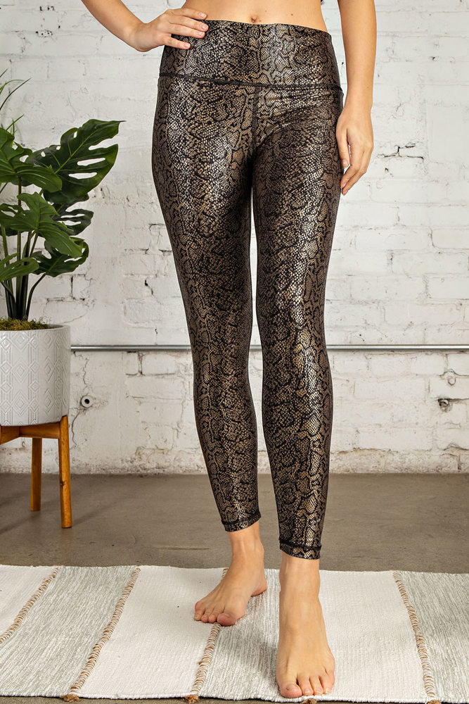 Anaconda Foil Leggings