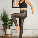  Anaconda Foil Leggings