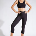  Black Capri Leggings