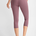  Mauve Pocket Capri Leggings