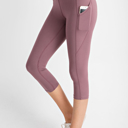  Mauve Pocket Capri Leggings