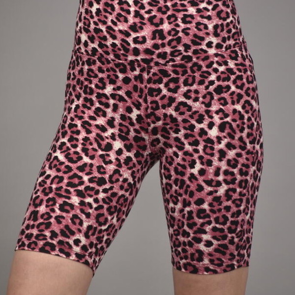 PInk Leopard Bike Shorts