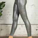  Gray Snake Foil Leggings