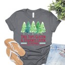 XXL Tree Tops Glisten Teacher Shirts| Small to 2XL