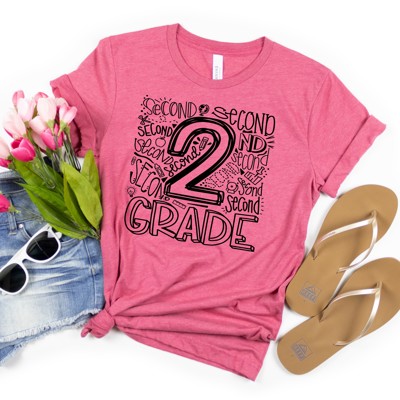 2nd Grade Shirt, Medium, Back to School