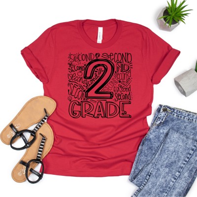 2nd Grade, Large, Red, Sample Sale