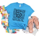  5th Grade, XL, Aqua, Sample Sale