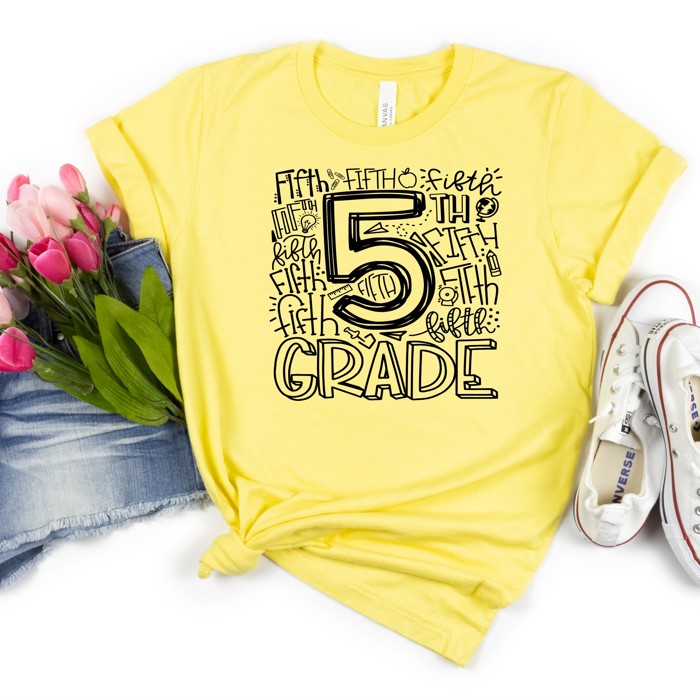 5th Grade, Large, Yellow, Sample Sale