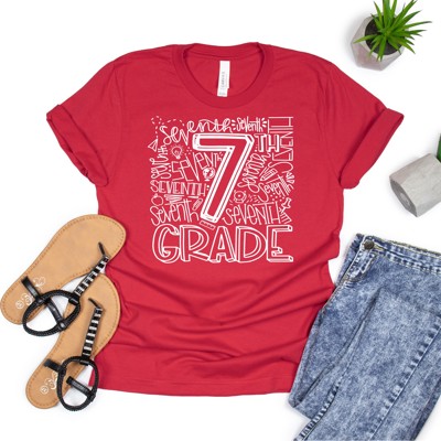 7th Grade, 2XL, Red, Sample Sale