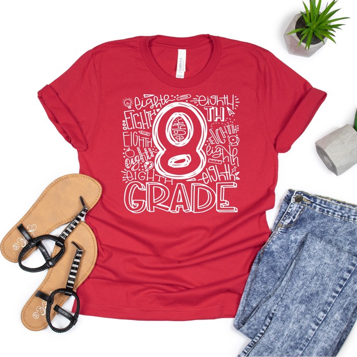 8th Grade Shirt, Medium, Sample Sale