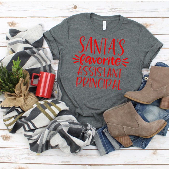 Santa's Favorite Teacher Tees | Adult Small to 2XL