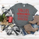  Santa's Favorite Teacher Tees | Adult Small to 2XL