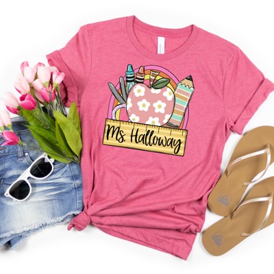 Personalized Teacher Tee | Small to 2XL