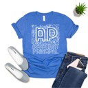  Assistant Principal, Medium, Heather Royal Blue, Sample Sale