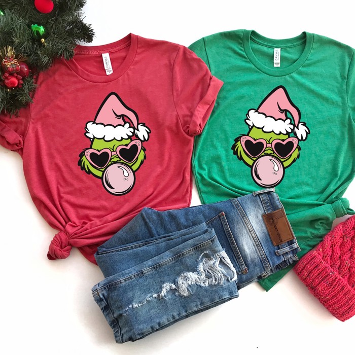 Mean Green with Bubble Gum, Small to 2XL