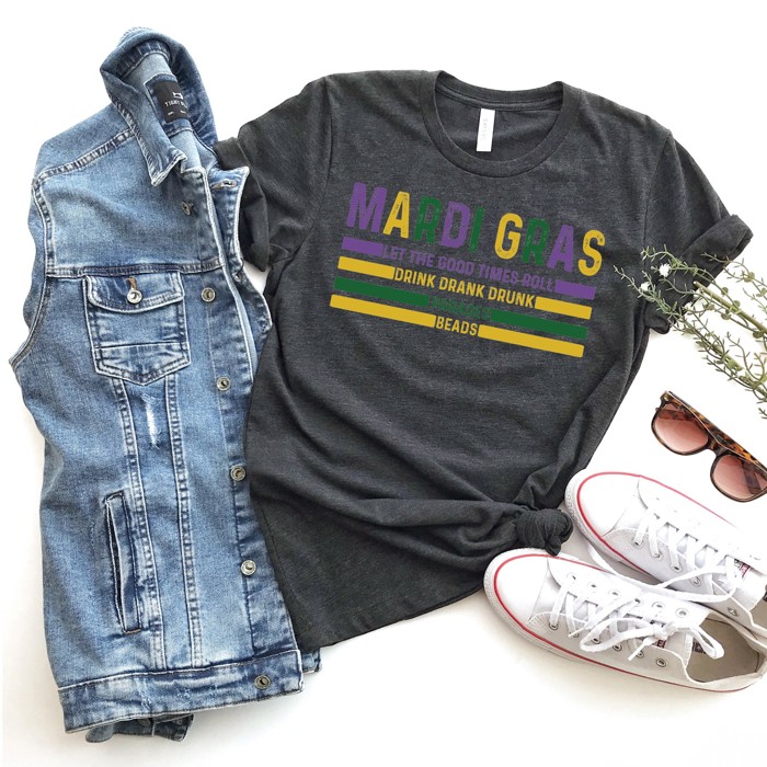 Mardi Gras Tee | Adult Small to 2XL