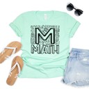 Math Shirt, Large, Mint, Sample Sale