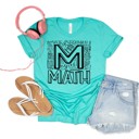  Math Shirt, Large, Teal, Sample Sale