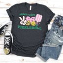  Peace Love Pickleball Tee | Adult Small-2XL