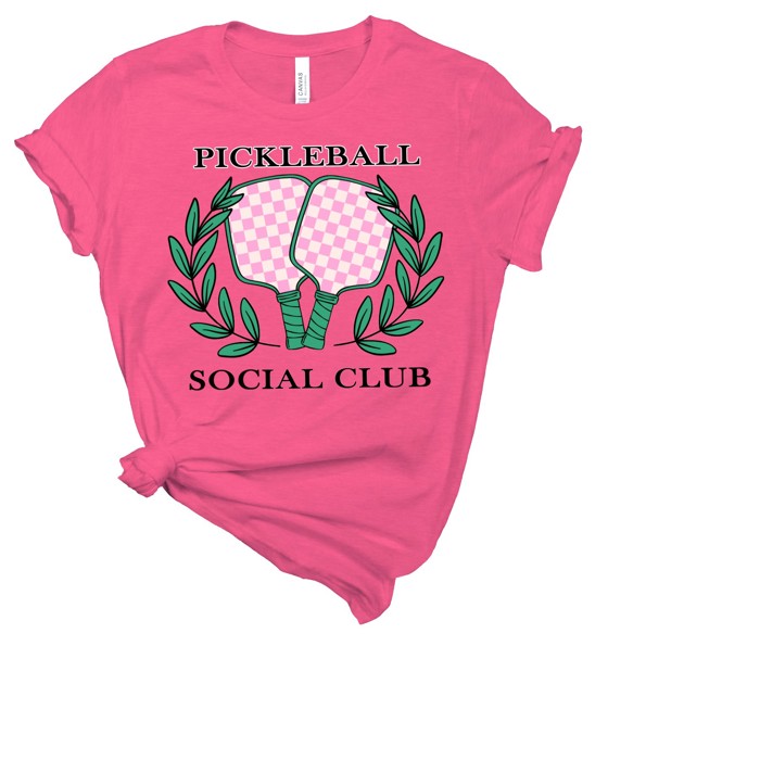 Pickleball Social Club Tee | Adult Small to 2XL