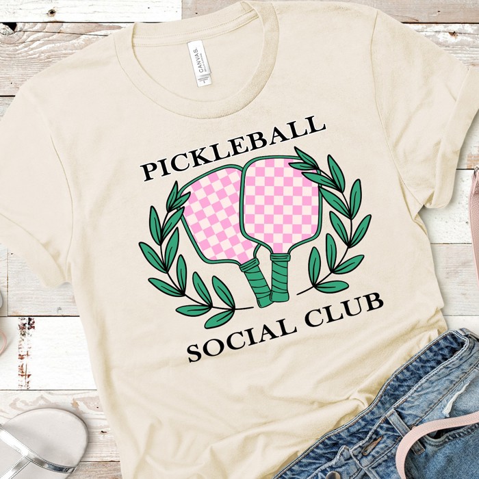 Pickleball Social Club Tee | Adult Small to 2XL