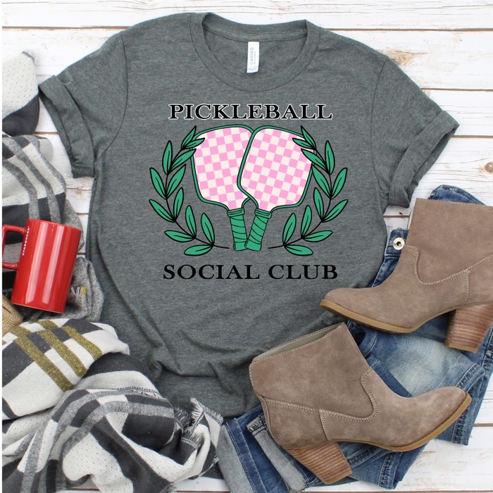 Pickleball Social Club Tee | Adult Small to 2XL