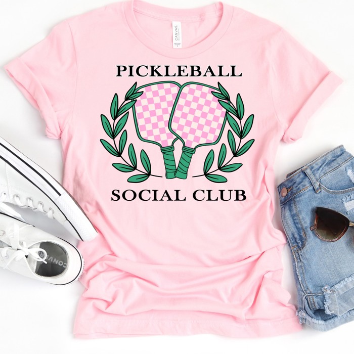 Pickleball Social Club Tee | Adult Small to 2XL