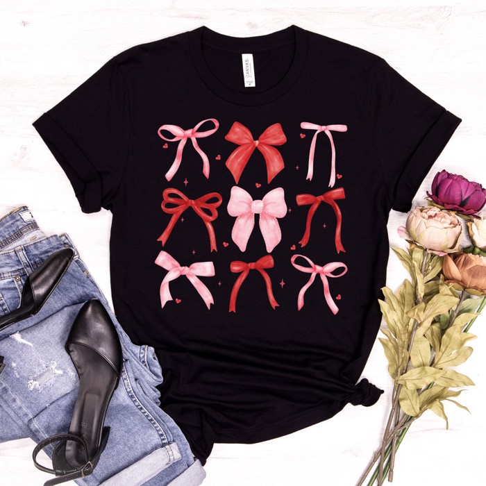 Valentines Coquette Tee | Adult Small to 2XL