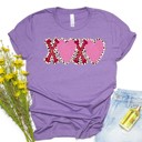  Valentines XOXO with Hearts Tee | Adult Small to 2XL