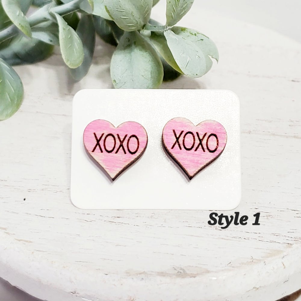 Love Wood Studs | Style 1