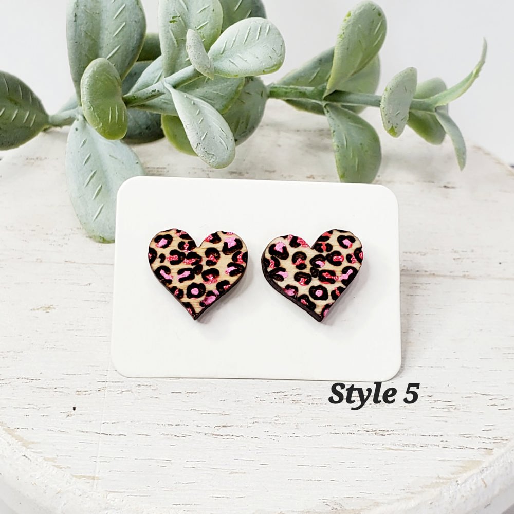 Love Wood Studs | Style 5