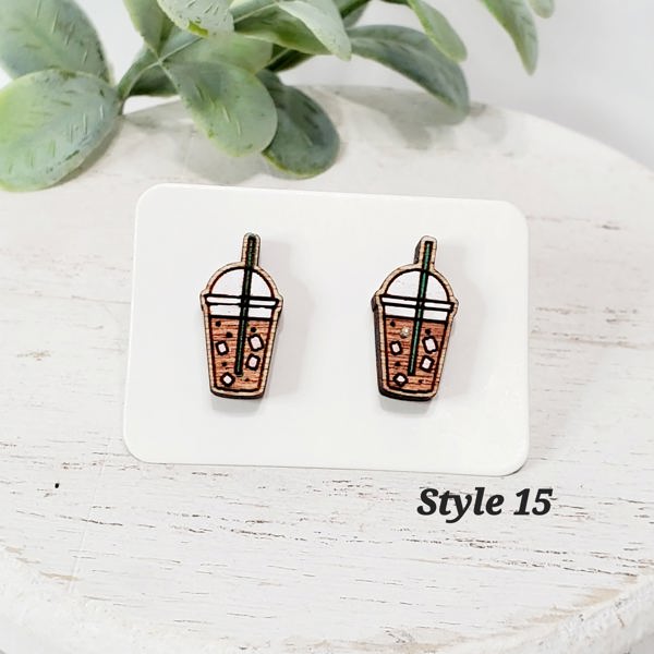 Love Wood Studs | Style 15