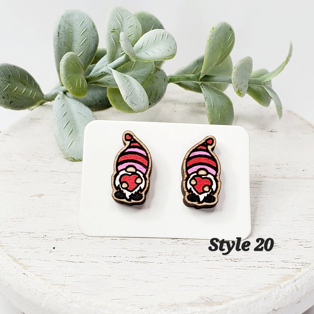 Love Wood Studs | Style 20