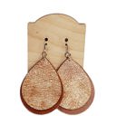  Premium Leather Teardrop Earrings