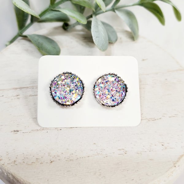 12MM Crystal Sparkle Premium Studs