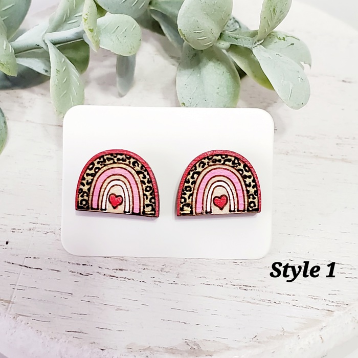 Love Wood Studs | 20 Styles