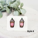 Style 8 Love Wood Studs | 20 Styles