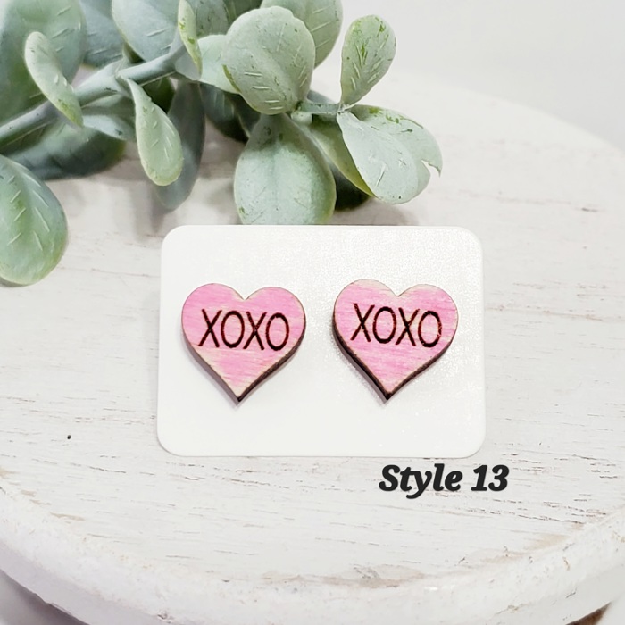 Love Wood Studs | 20 Styles