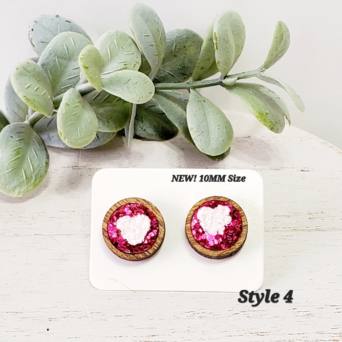 Love Wood Studs | 20 Styles